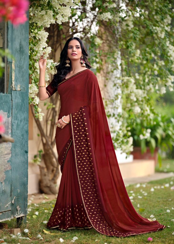 Kashvi Soundarya Fancy Party Wear Georgette Heavy Saree Collection